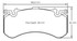 Pagid Racing RSC1 Front Brake Pad Set (E4937RSC1)