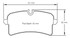 Pagid Racing RSC1 Rear Brake Pad Set (E4938RSC1)