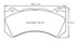 Pagid Racing RSC1 Front Brake Pad Set (E8081RSC1)