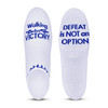 Walking in Victory - Defeat Is Not an Option® Inspirational Low Cut Socks For Women & Men