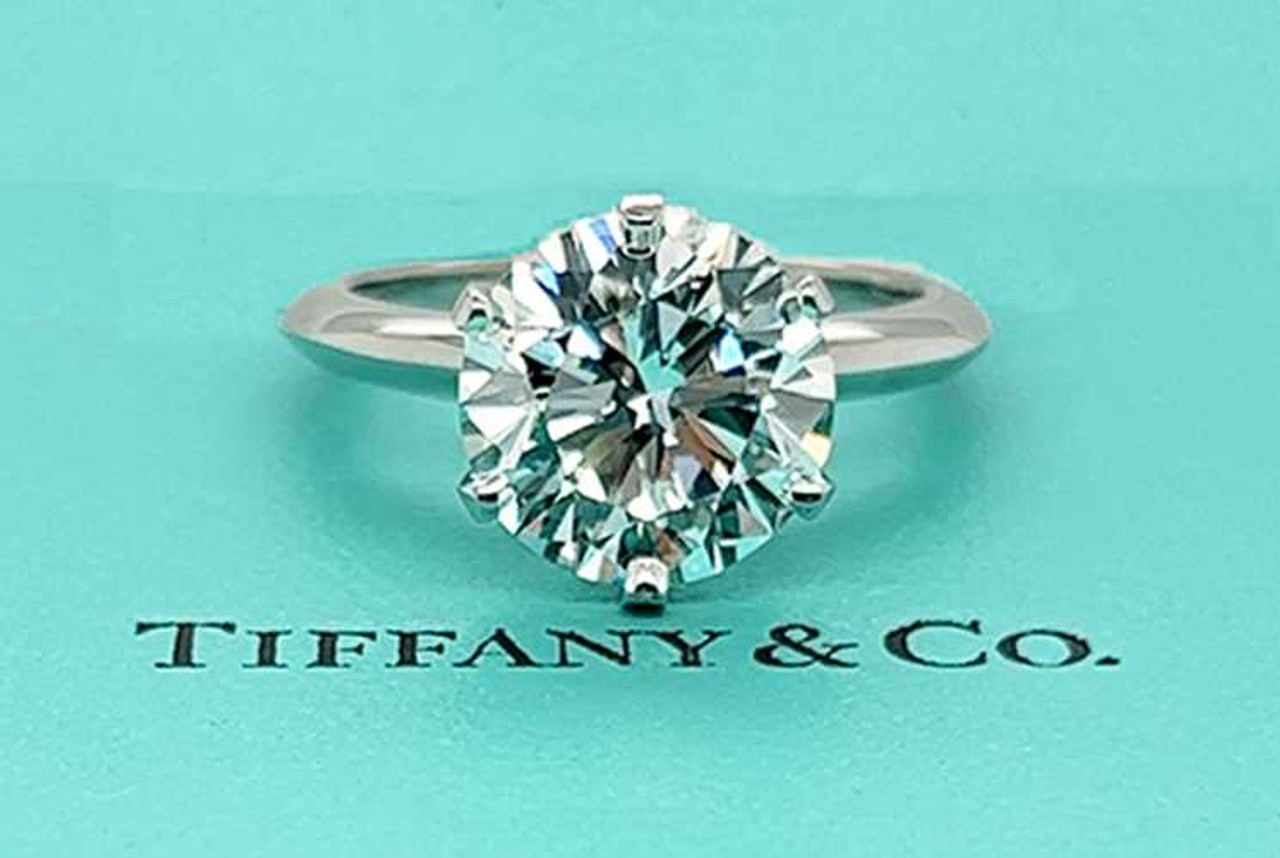 Tiffany & Co Diamond Engagement Ring 4ct: Brand New