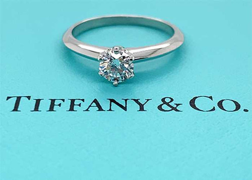 Vintage Tiffany & Co Solitaire Engagement Ring, RBC 0.25ct.
