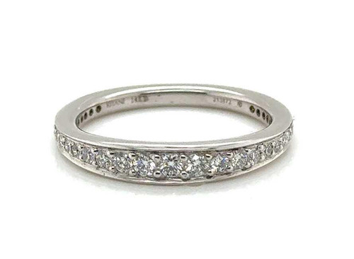 Ritani Eternity Diamond Wedding Ring Band .39ct Mined 14K Graduated Brand New