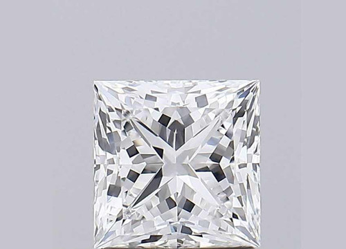 Mined Princess Cut Loose Diamond Square Brilliant .50ct F I1