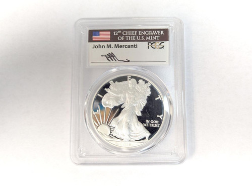  2016 W US Silver Eagle PR 70 DCAM PCGS Certified 30th Anniversary Lettered Edge 
