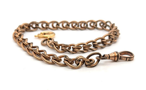Victorian Pocket Watch Chain Gold Fill AFS Co. Antique Original 1890's-1900's