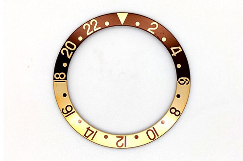  Authentic Vintage Rolex NOS Brown Root Beer Bezel Insert GMT Master 1675 