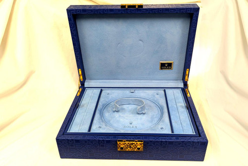 Rolex Genuine Vintage Crown Collection Jewelry Box Inner Outer Box Key