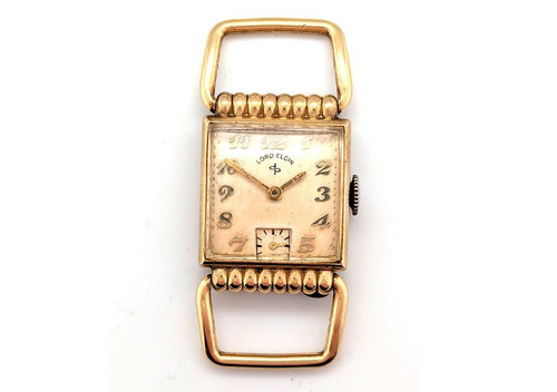 Vintage Lord Elgin Mens Wrist Watch 17 Jewels 1943 Gold Filled