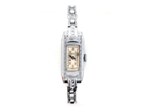 Vintage Art Deco Ladies Bulova Wrist Watch 10K Rolled Gold Original 1934