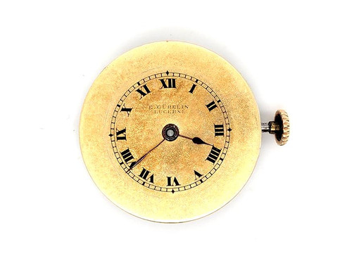  Vintage E Gubelin Lucerne Wrist Watch Movement 