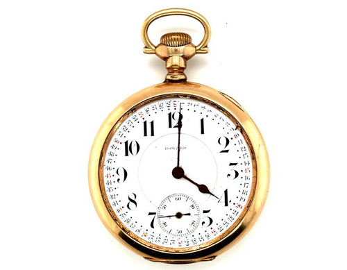 E. Howard 23j Series 0 16S RR Pocket Watch Montgomery Dial Original Box/Papers