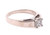 Solitaire Diamond Engagement Ring .50ct 14K Princess Cut White Gold
