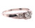 Art Deco Diamond Ring .46ct Round Brilliant Original 1930's Antique Platinum