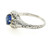 Art Deco Sapphire Ring 1.14ct Solitaire Original 1930's Filigree Antique 18K