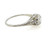 Art Deco 18K White Gold Diamond Engagement Ring Antique Original 1930s
