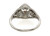 Art Deco Diamond Ring GIA Certified .58ct Platinum Antique Original 1930s