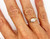 Art Deco Diamond Engagement Ring .05ct Old Mine Cut Original 1920's Antique 14K