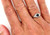 Art Deco Sapphire Ring .80ct Single Cut Diamonds Original 1930's Antique Plat