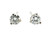 Diamond Stud Earrings Natural Mined .45ct G SI1 Round 3 Prong Martini 14K