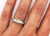 Princess Cut Diamond Engagement Ring .87ct EGL Wedding Ring Set 14K Brand New