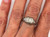 Art Deco Diamond Ring .30ct F-G/VS Asscher Cut Side Diamonds 14K Original 1920's Unisex