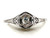 Art Deco Diamond Ring .10ct Old European 18K Belais Brothers Original 1920's Antique