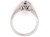 Vintage Diamond Sapphire Engagement Ring .45ct 18K Deco Antique Original 1920's-1930's