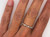  Anniversary Ring Natural Fancy Vivid Deep Orange Marquise Diamonds .24ct 14K 