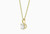  Diamond Pendant Necklace 1.00 Carat D VS1 Ideal Adjustable Chain 1ct IGI 4 Prong 1ct 14K Yellow Gold 