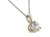  Diamond Pendant Necklace 1.54 Carat D VS1 Ideal Cut 3 Prong Adjustable Chain 1.50ct 14K White Gold 