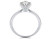  Diamond Engagement Ring 1.50 Carat Round Solitaire F VS1 Ideal IGI Certified 1.50ct 14K White Gold 