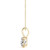 Diamond Pendant Necklace 1.00 Carat D VS1 Ideal Chain 1ct IGI 4 Prong 1ct 14K Yellow Gold 