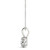  Diamond Pendant Necklace 1.54 Carat D VS1 Ideal Chain IGI 4 Prong 1.50ct 14K White Gold 