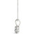  Diamond Pendant Necklace 1.50 Carat D VS1 Ideal Chain IGI 4 Prong 1.50ct 14K White Gold 