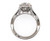  Tacori Dantela Diamond Semi Mount Ring Setting .48ct Halo Entwined Eternity 