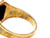  Art Deco Class Ring Antique Engraved 14K Yellow Gold Original 1926 Caduceus 