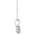  Diamond Pendant Necklace 1.52 Carat G VS2 Ideal Chain IGI 4 Prong 1.50ct 14K White Gold 