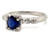  Genuine Antique Deco Sapphire Diamond Ring 1.21ct Dated 3-14-1940 Platinum 