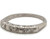  Art Deco Diamond Wedding Band | Genuine 1930s-1940s | Platinum Ring 