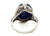  Art Deco Blue Linde Star Sapphire Ring 8.80ct Original 1930's Antique 18K 