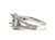  Ritani Diamond Engagement Ring Semi Mount Setting Halo Holds 1.20 -1.80ct 18K 