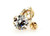  Diamond Stud Earrings IGI Certified Lab Grown 2.20 Carat D VS1 Ideal 2ct Martini Screwback 14K Yellow Gold 