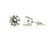  Diamond Stud Earrings IGI Certified Lab Grown 2.20 Carat D VS1 Ideal 2ct 4 Prong Screwback 14K White Gold 