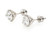 Diamond Stud Earrings IGI Certified 2.20 Carat Lab Grown D VS1 Ideal 2ct Martini Screwback 14K White Gold 