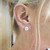 Diamond Stud Earrings 3 Carat D VS1 Round Ideal IGI Certified 3ct 4 Prong Screwback 14K White Gold