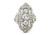  3 Stone Diamond Ring with Antique Single Cuts Genuine 1930's Art Deco Platinum 