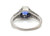 Art Deco Kashmir Sapphire Diamond Engagement Ring 1.30ct Original 1920-1930 Platinum 