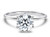 Diamond Engagement Ring 3 Carat RBC Solitaire F VS2 IGI Certified Ideal 3ct Lab Grown White Gold 