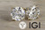  Diamond Stud Earrings Lab Grown IGI Certified 4 Carat E VS1 Ideal 4ct 4 Prong 14K Yellow Gold Screwback 